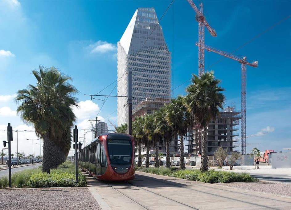 A 2 Minutes De Casa Finance City, Appartement Avec 2 Chambres Casablanca Exterior foto